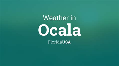 weather ocala florida